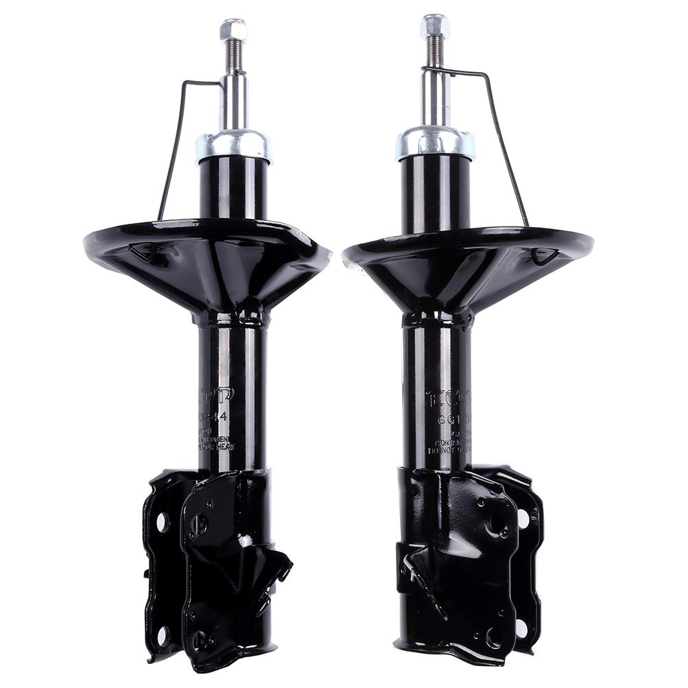 ROADFAR 2-Piece Front Shock Absorber Set - Compatible with 1997-2002 Mitsubishi Mirage | Durable Suspension Struts for Smoother Ride | Perfect for City Commuting & Road Trips