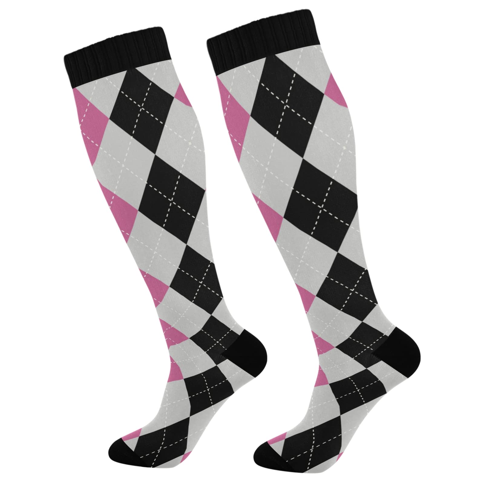 Best Compression Socks for Men & Women - Knee High Support Socks for Running, Hiking, Fitness & Travel - Improve Circulation & Reduce Swelling - Perfect for Athletes, Nurses & Long Flights
