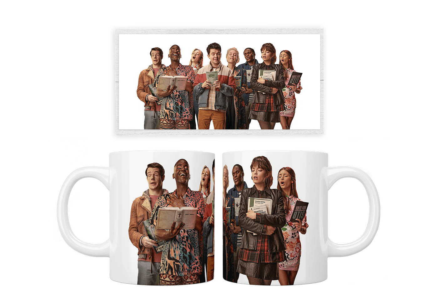 Sex Education Cast Mug - Officially Licensed TV Show Merchandise - Perfect for Coffee, Tea & Hot Drinks - Great Gift for Fans of Netflix Series - Use at Home, Office or School