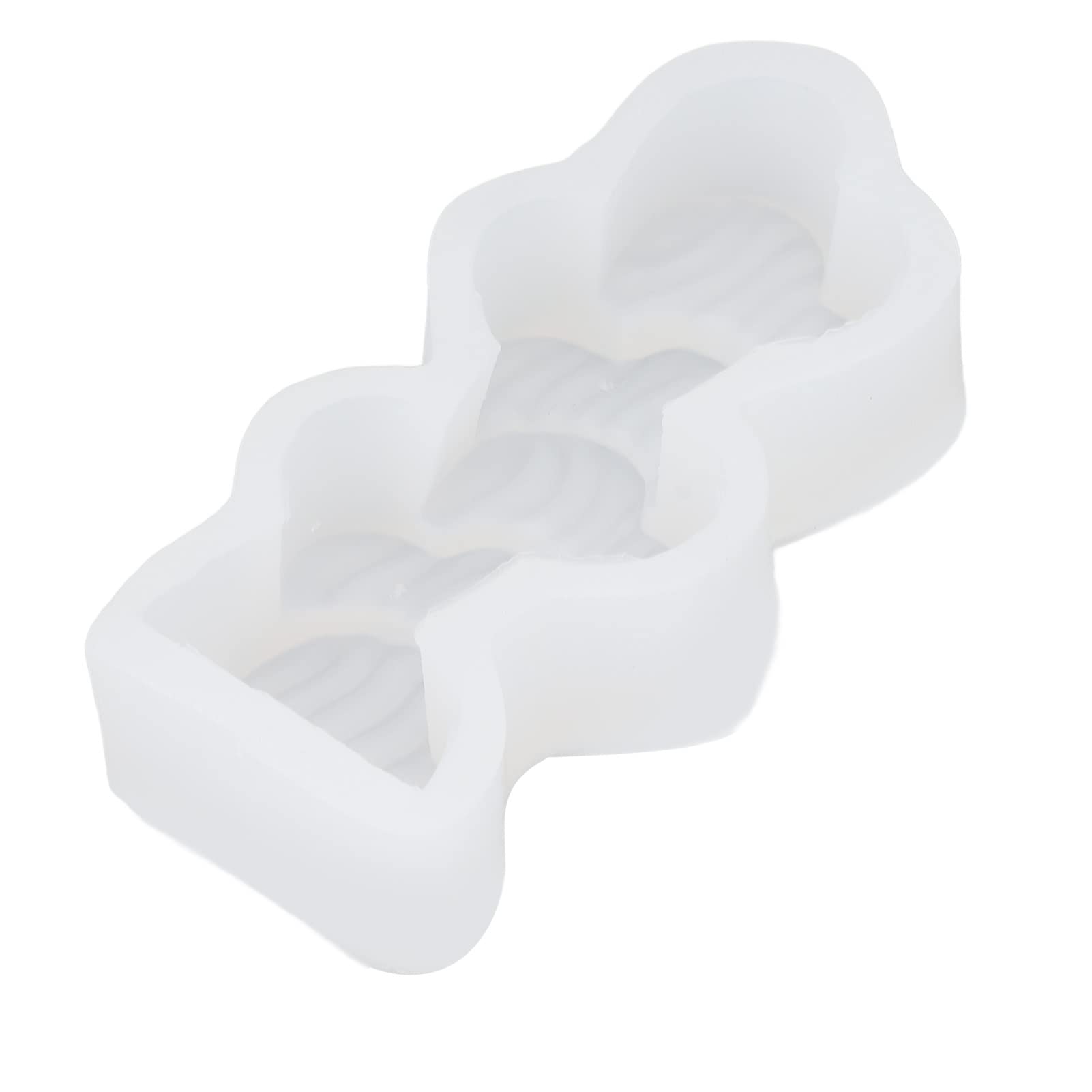 Syuanmuer Silicone Candle Molds for DIY - 6 Pack Reusable Candle, Chocolate & Soap Molds - Perfect for Aromatherapy, Cupcake Decorating & Home Crafts (Cactus Design)