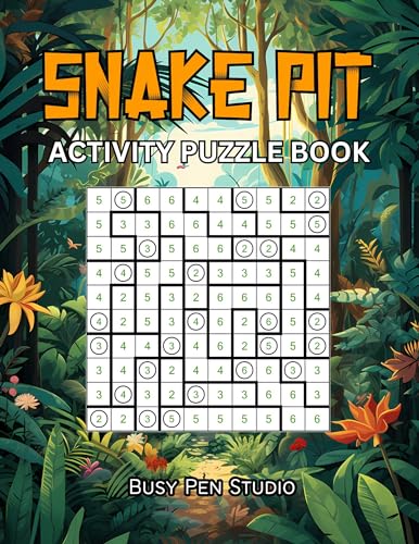 Snake Pit - Interactive Puzzle Activity Book for Kindle Scribe | Perfect for Travel, Commuting & Brain Training