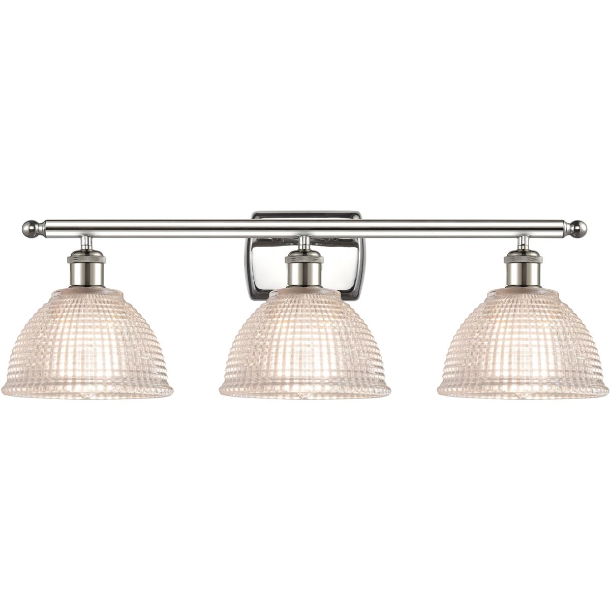 Innovations 516-3W-PN-G422-LED Arietta 3 Light Bathroom Vanity Fixture - Polished Nickel Finish, Modern LED Lighting for Bathroom Mirror - Perfect for Master Bath, Powder Room & Spa Decor (Ballston Collection)