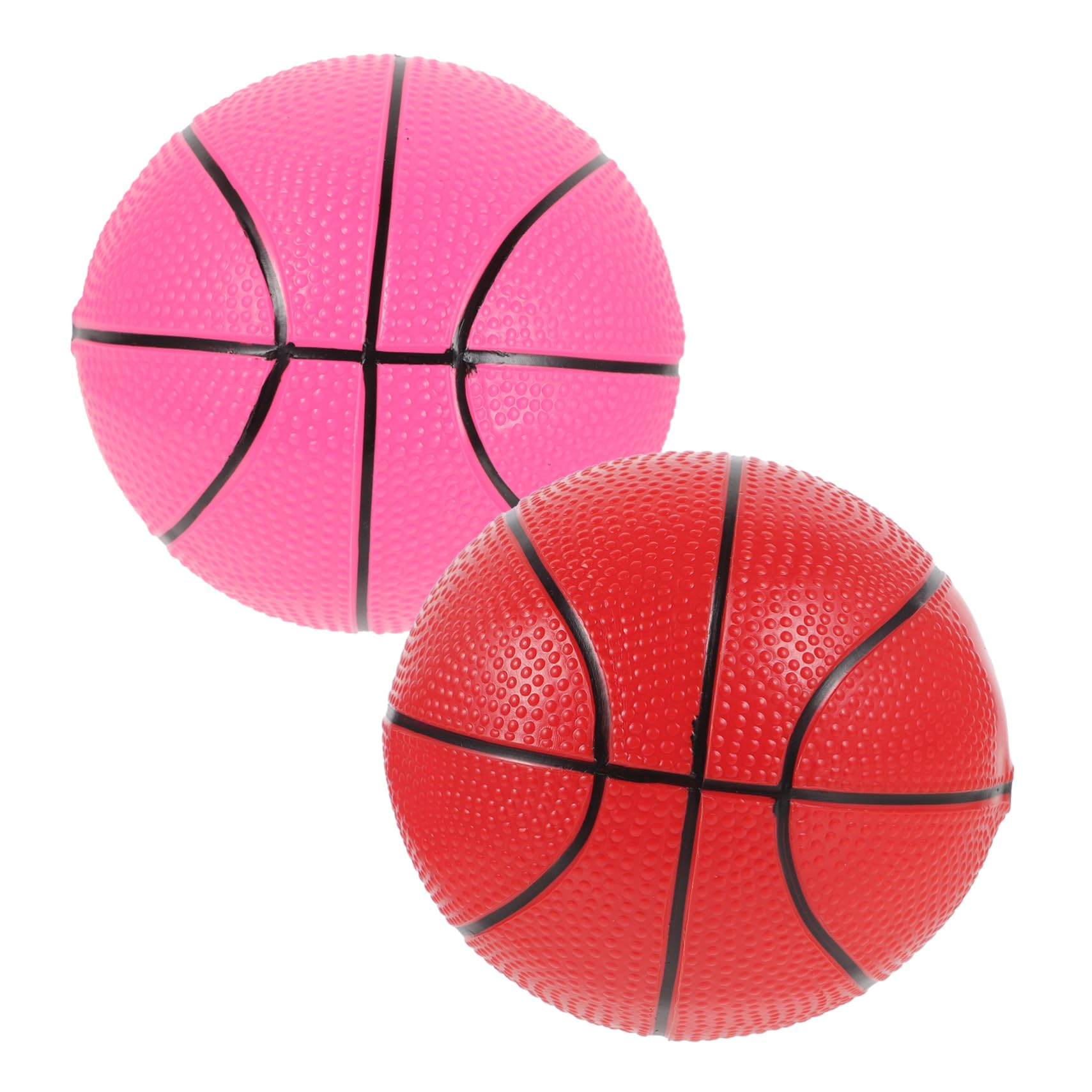 ERINGOGO 2-Pack Portable Basketball Hoop Set - Adjustable Mini Basketball Toy for Toddlers & Kids - Indoor/Outdoor Plastic Basketball Game with Stress Balls - Perfect for Backyard, Playroom & Birthday Gifts