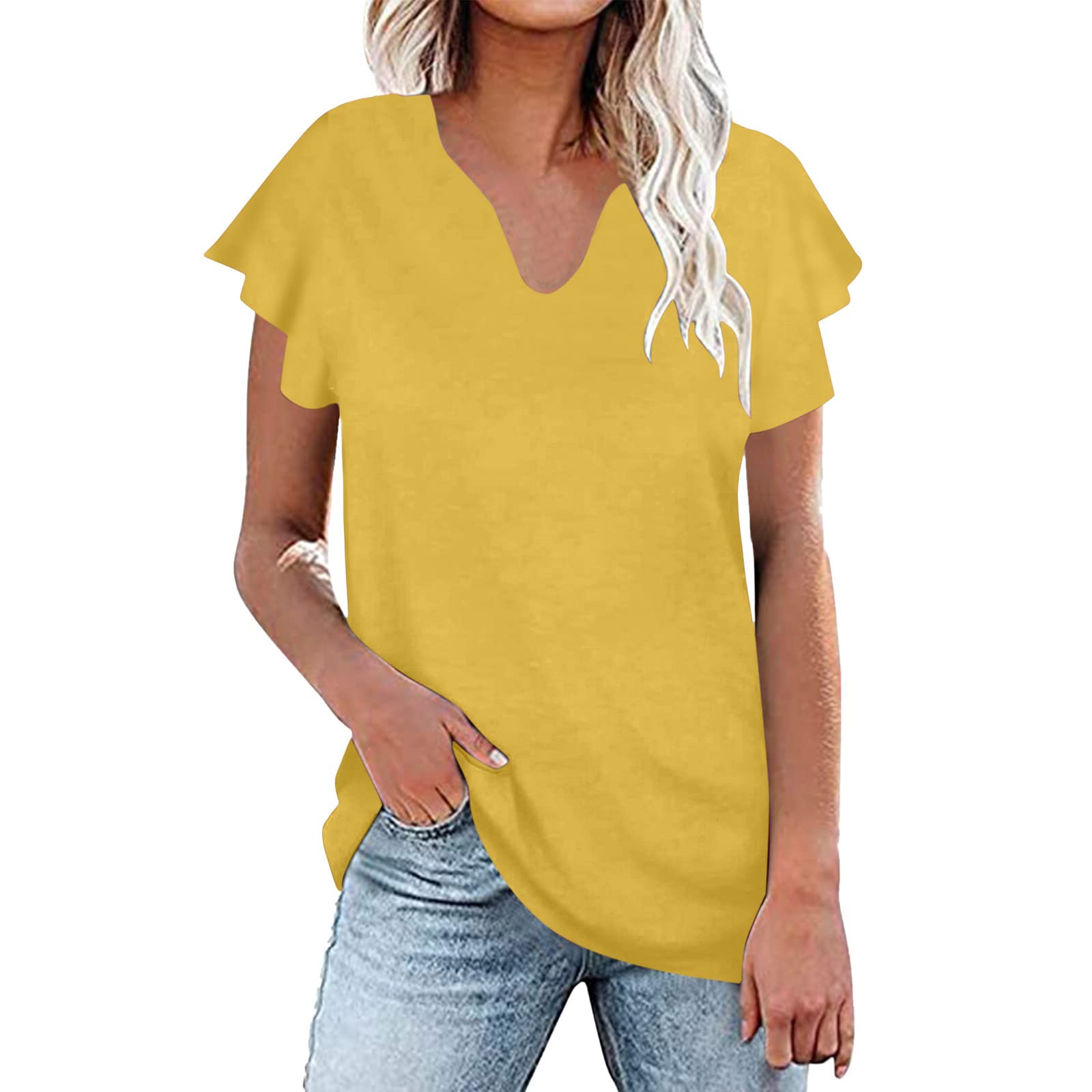 Plus Size Women's Summer Tops - Workout & Gym Shirts, Dressy Casual Blouses for Women | Perfect for Yoga, Office Wear & Summer Outfits