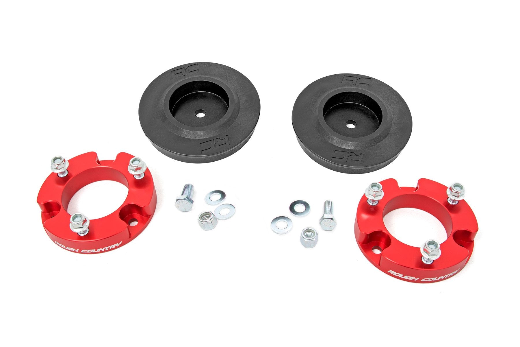 Toyota FJ Cruiser 2 Inch Lift Kit with Red Spacers - Compatible with 2007-2014 2WD/4WD Models (763ARED) | Off-Road Suspension Upgrade for Enhanced Ground Clearance & Performance