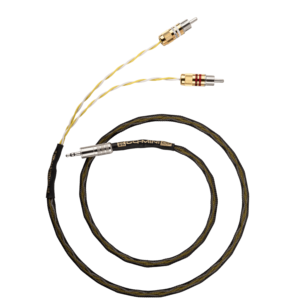 Kimber Kable GQMINI CU GQ Mini 3.5mm to 3.5mm Premium Audio Cable - Perfect for Hi-Fi Systems, Headphones & Professional Audio Equipment