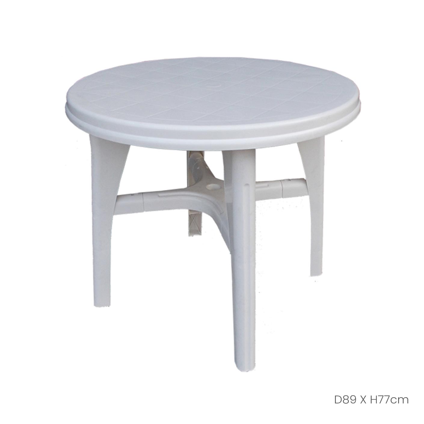 Round Garden Table (658) - Outdoor Patio Furniture for Dining, Relaxing & Entertaining