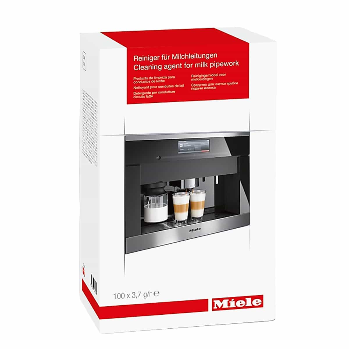 Miele Coffee Machine Cleaning Packets - 100 Count - Deep Clean for Countertop Espresso & Coffee Makers - Perfect for Descaling & Maintenance