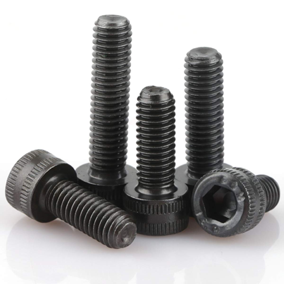 100PCS M3-0.5x8mm 12.9 Grade Alloy Steel Socket Head Cap Screws for Machinery & DIY