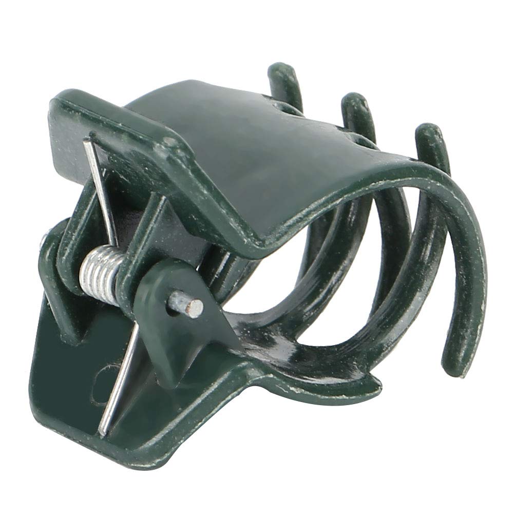 Orchid Plant Clips 100Pcs - 2.4cm Garden Support Clips for Stems, Vines & Upright Growth - Flower Pedicel Fixing Clips by AlvinliteHome - Perfect for Orchids, Roses, Tomatoes & Indoor/Outdoor Plants