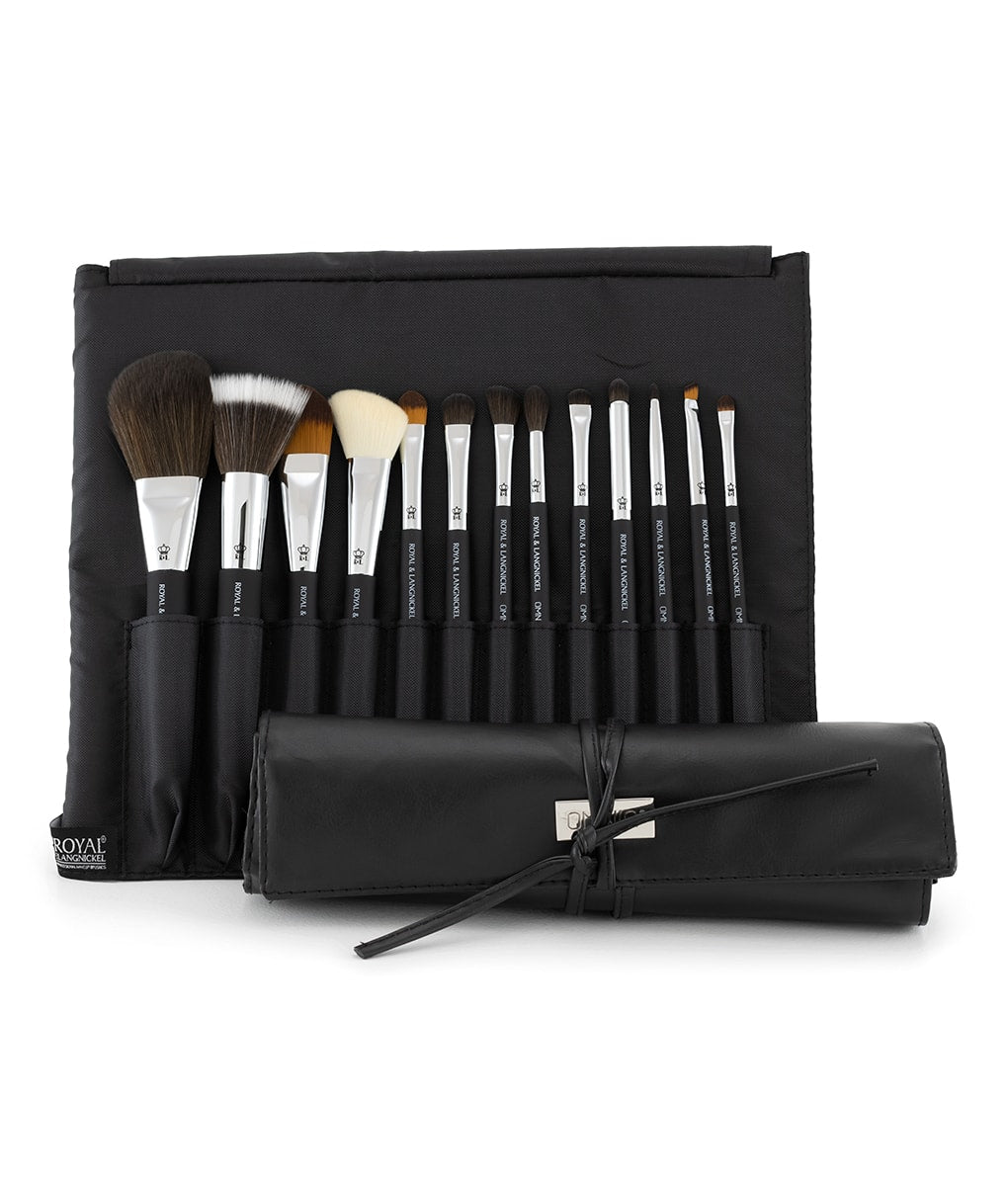 OMNIA® Pro Brush Set - 14 Piece Professional Makeup Brush Kit for Flawless Face & Eye Makeup | Perfect for Makeup Artists & Beginners | Salon, Home & Travel Use