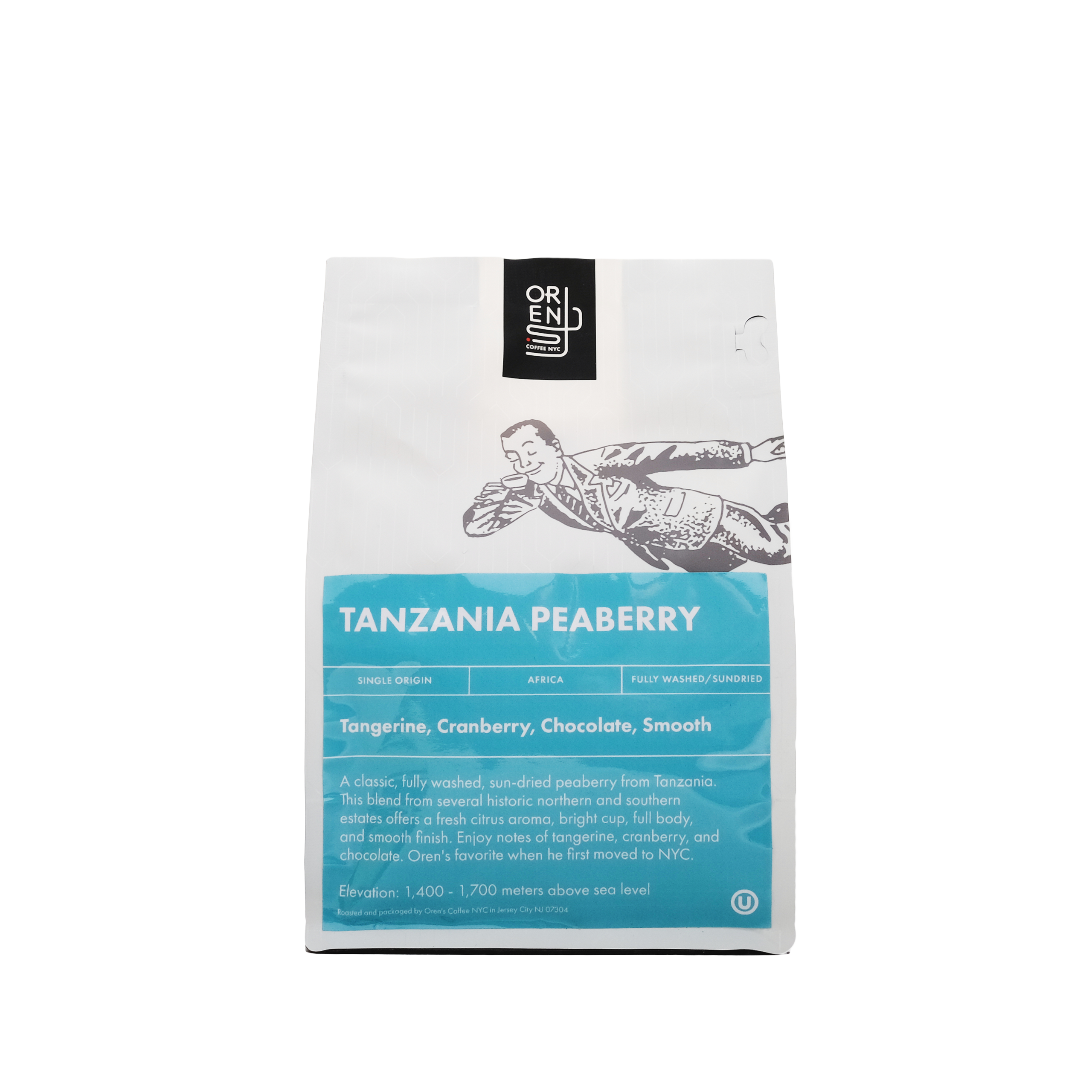 Premium Tanzania Peaberry Coffee Beans - Single Origin, Fresh Roasted, Rich Flavor - Perfect for Home Brewing, Gifts & Office Use