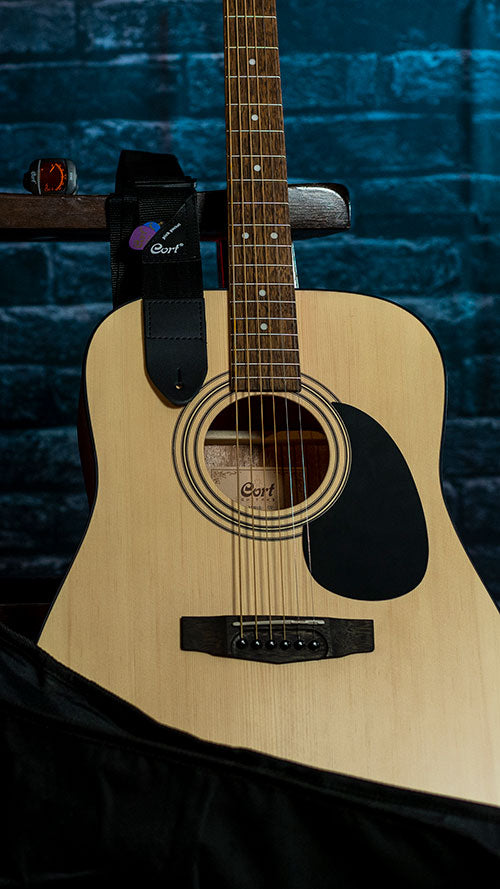 Cort CAP810 OP Acoustic Guitar Package with Gig Bag, Tuner & Accessories - Perfect for Beginners, Students & Live Performances