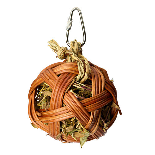 Natural Treat Ball for Dogs - Interactive Slow Feeder Puzzle Toy for Small & Large Breeds - Perfect for Mental Stimulation & Training - Use for Treat Dispensing, Boredom Relief & Mealtime Fun