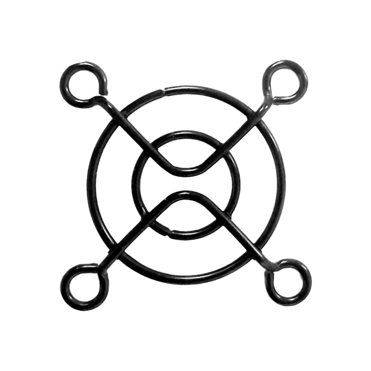 40mm Wire Fan Grill Guard - Black Metal Mesh Cover for PC Case Cooling Fans - Perfect for Gaming Rigs, Servers & Computer Builds