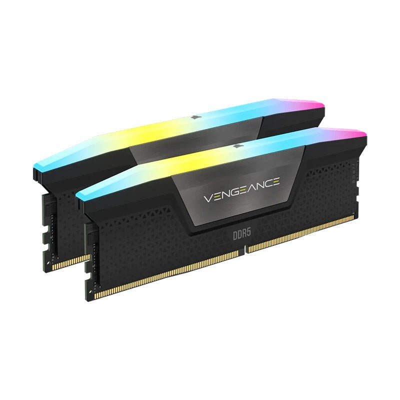 Corsair Vengeance RGB 32GB (2x16GB) DDR5 RAM 5200MHz CL40 - High Performance Gaming & PC Memory for Desktops, Workstations, and Content Creation