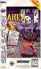 Area 51 (CIB) Sega Saturn Game - Classic Retro Shooter for Gaming Enthusiasts & Collectors - Perfect for Nostalgic Gaming Nights & Retro Console Collections