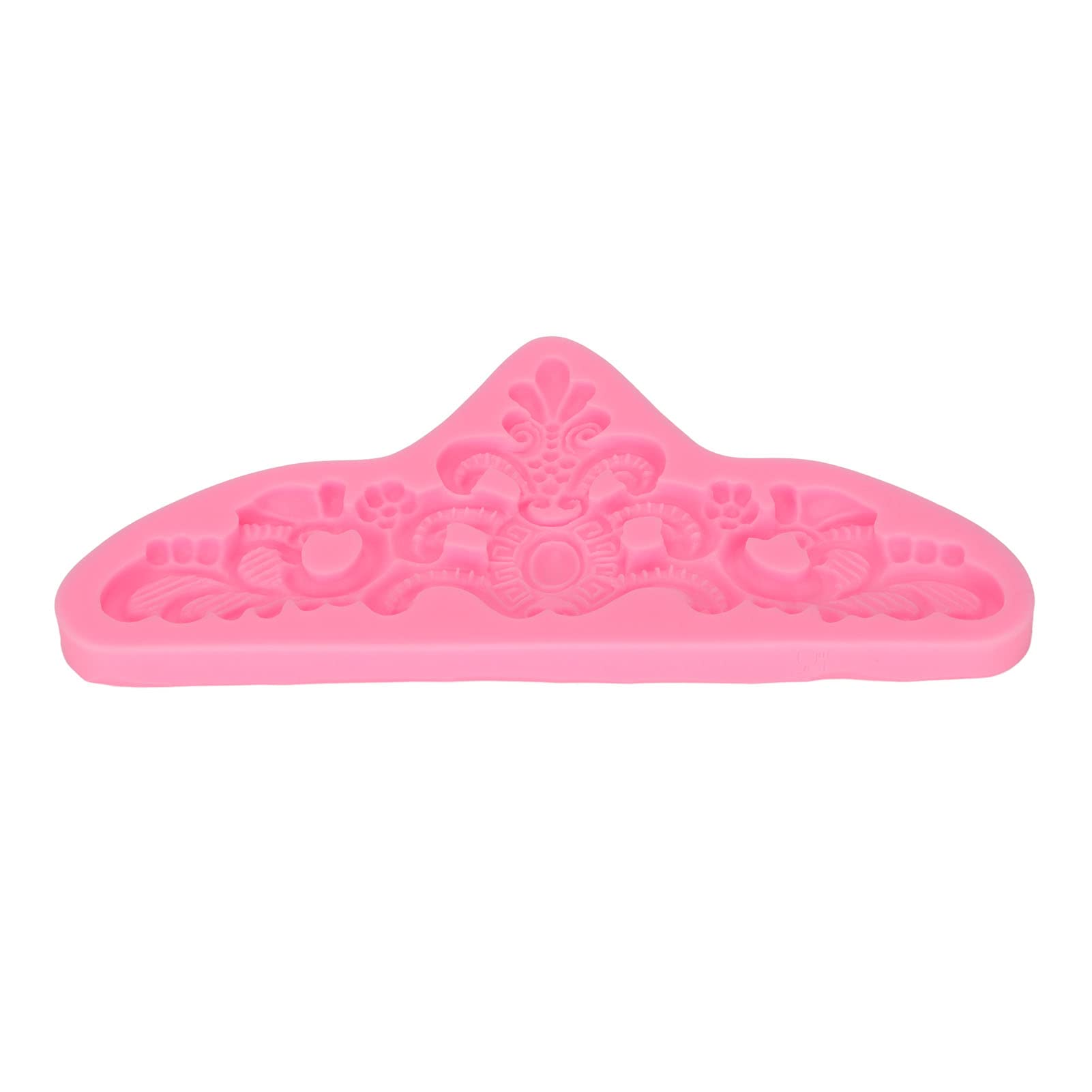 Embossed Cake Molds - Heat Resistant, Flexible & Odorless DIY Baking Molds for Scroll Border Lace Designs | Perfect for Wedding Cakes, Cupcakes & Dessert Decorations