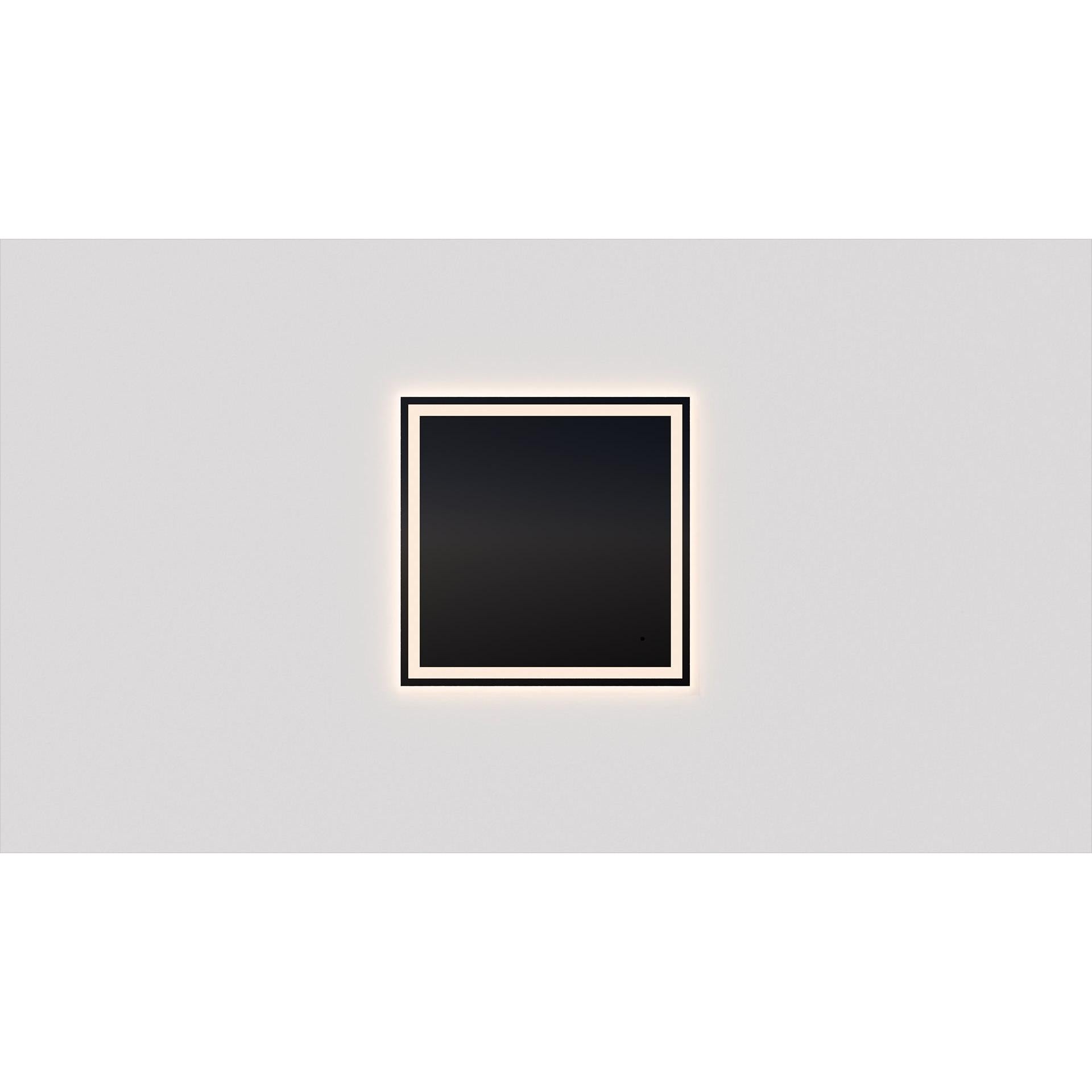 36x36 Inch Square LED Lighted Bathroom Mirror with Oxygen 3 1503 0 MIMIC Technology - Perfect for Vanity, Makeup, Shaving & Home Decor