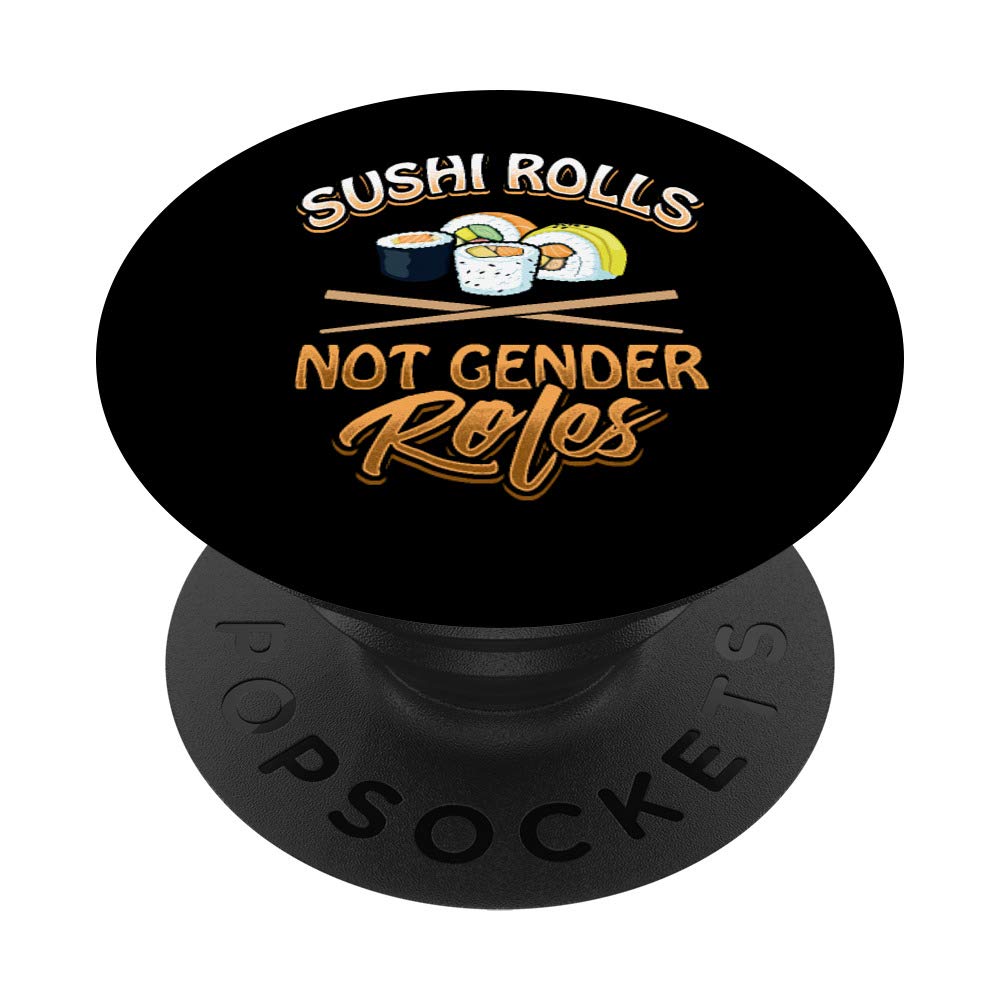 Funny Sushi Rolls Not Gender Rolls T-Shirt - Equality, Love & Marriage Couple Gift - Perfect for LGBTQ+ Pride, Weddings & Anniversaries