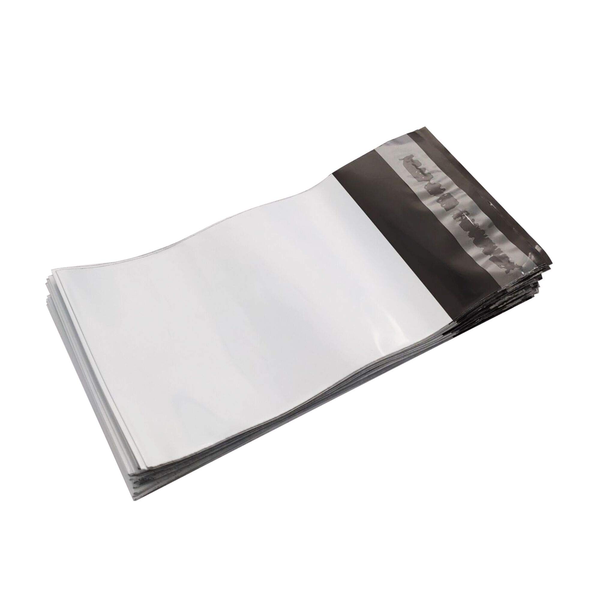 100 Pack 4x8 Inch Small Poly Mailers - Self-Adhesive Shipping Bags, 2.5 Mil Thick Non-Padded Polymailer for Ecommerce, Postal Mailing & Lightweight Package Delivery (Ideal for Clothing, Jewelry & Small Online Store Orders)