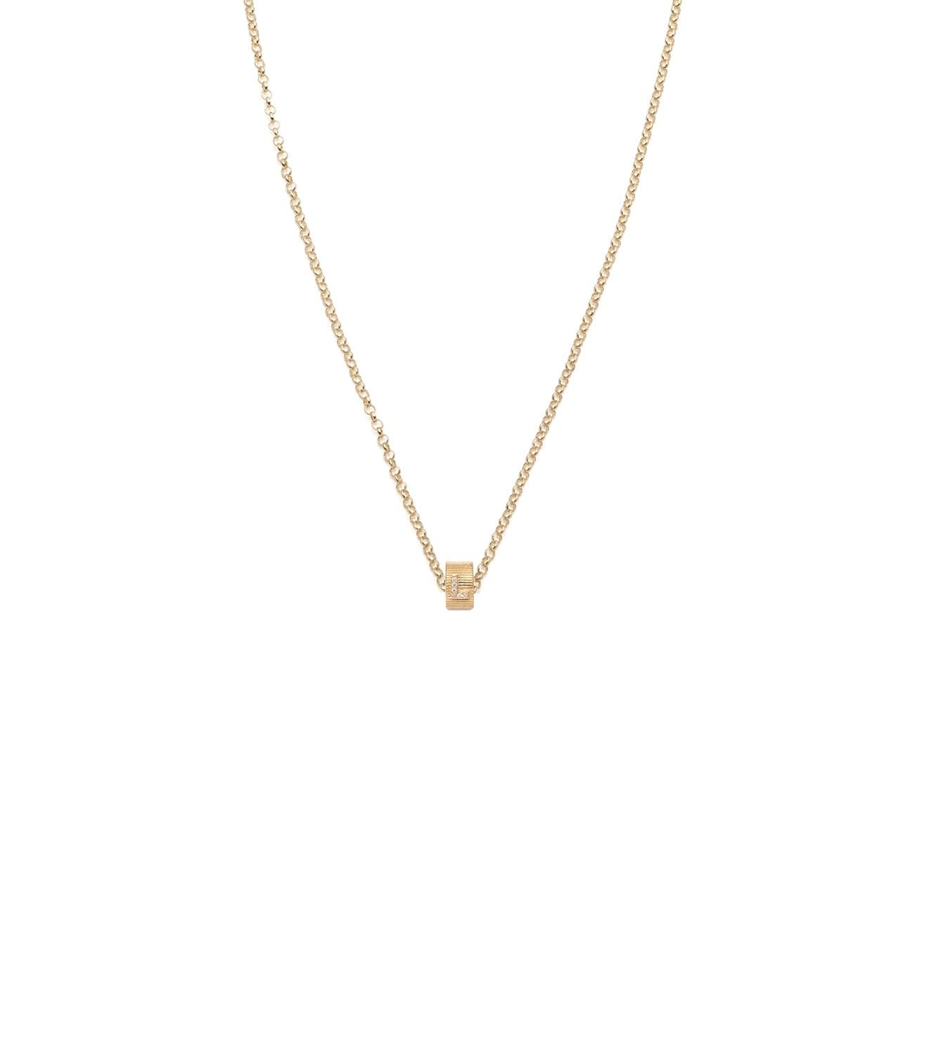 Pave Diamond Initial Necklace - Heartbeat Fine Belcher Chain, Personalized Name Jewelry for Women, Perfect Gift for Anniversary, Valentine's Day & Special Occasions