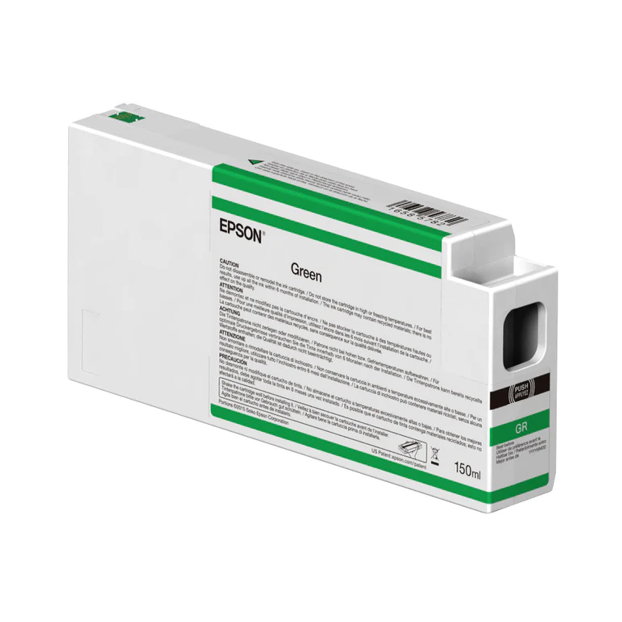 Epson T54VB00 UltraChrome HDX Green Ink Cartridge 150mL - Compatible with SureColor P Series Printers | High-Quality Photo & Graphic Printing for Professional Studios & Fine Art Reproduction