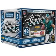 2024 Panini Absolute Football Mega Box - Premium Trading Cards for NFL Fans | Collectible Sports Memorabilia for Gifts, Investments & Game Day Excitement