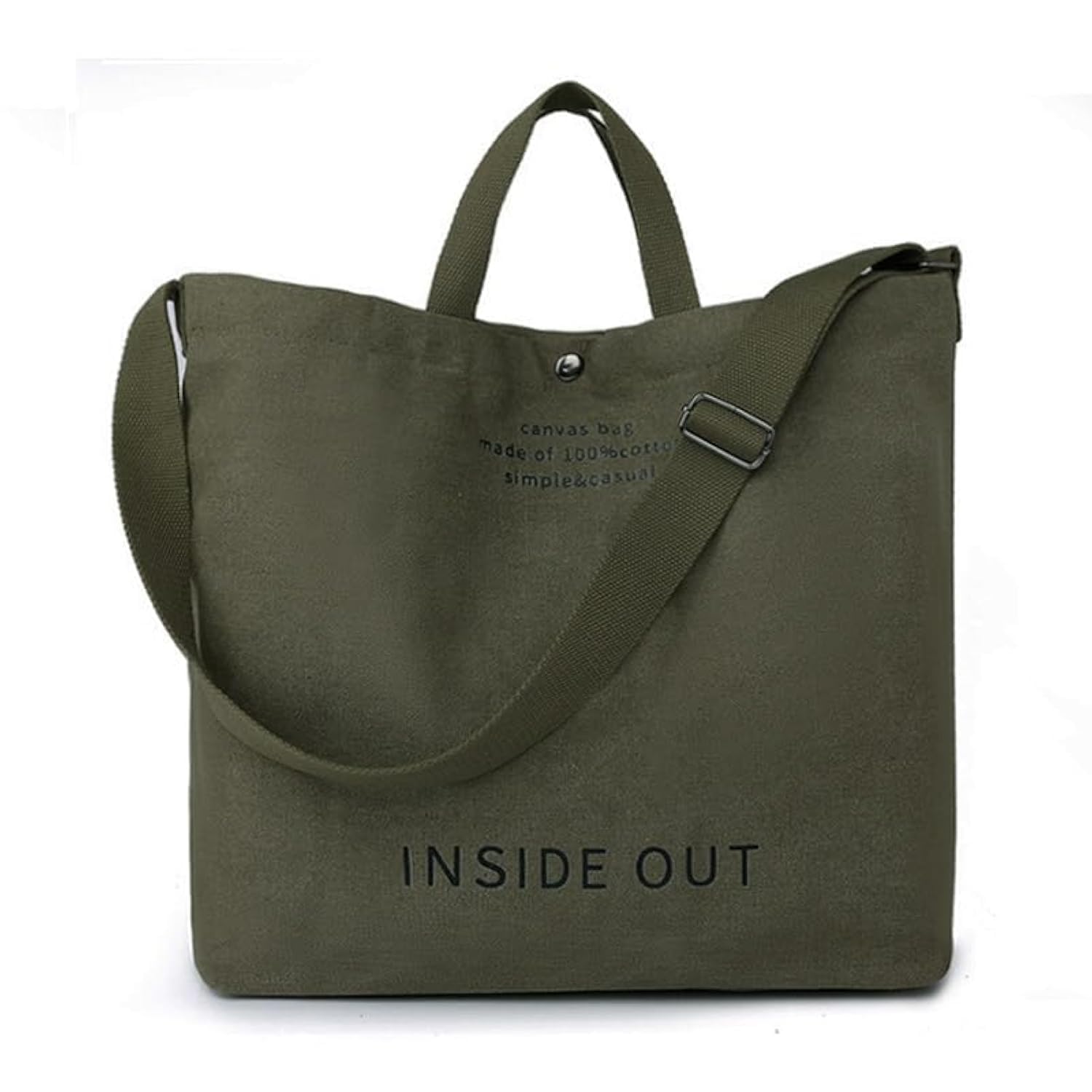 Stylish Large Canvas Tote Bag for Women - Durable Casual Shoulder Bag, Work Purse & Crossbody Handbag with Top Handle | Perfect for Office, Travel & Everyday Use