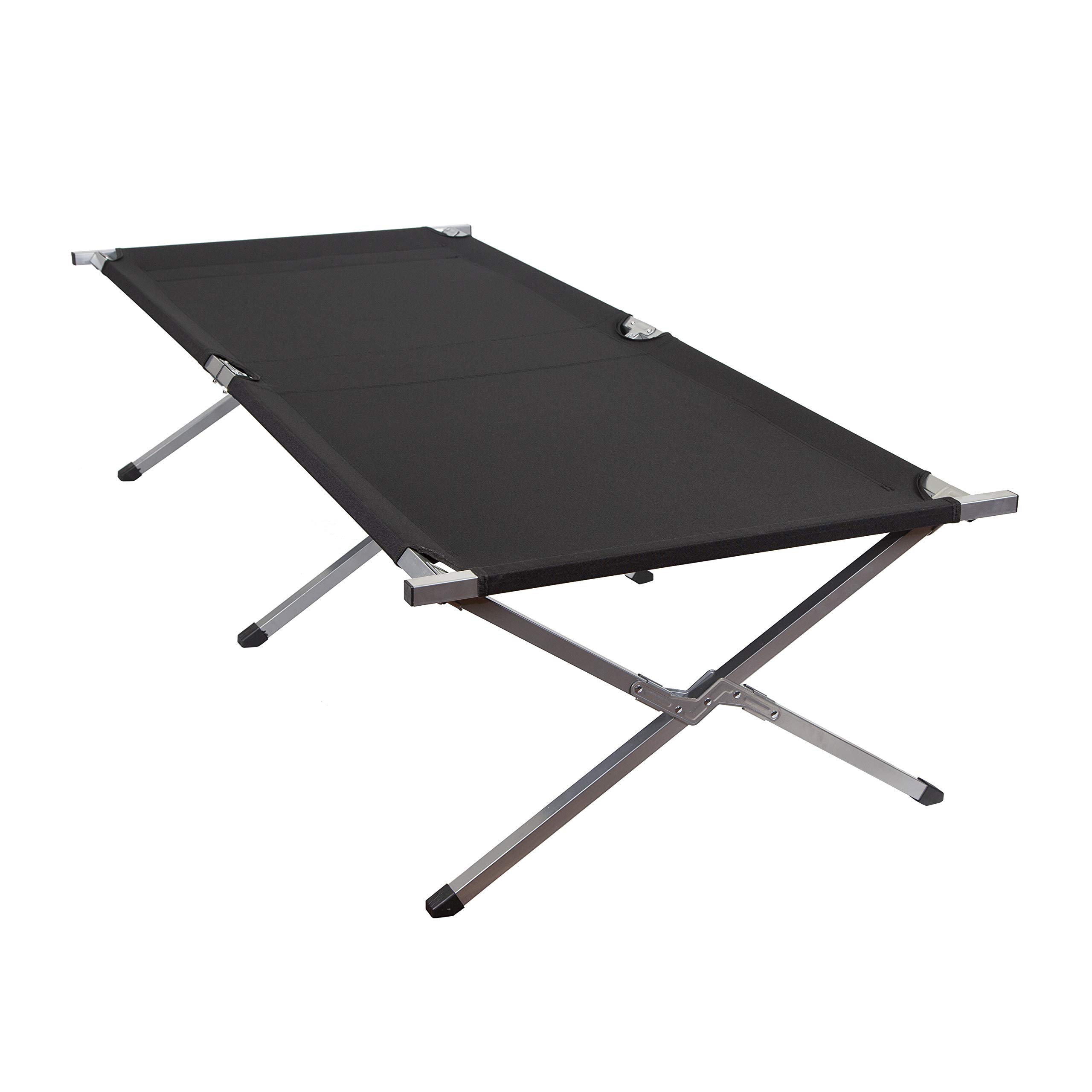 Stansport Folding Camping Cot - Lightweight Portable Bed for Outdoor Adventures, Hiking, Backpacking & Travel - Heavy Duty Support for Adults & Kids