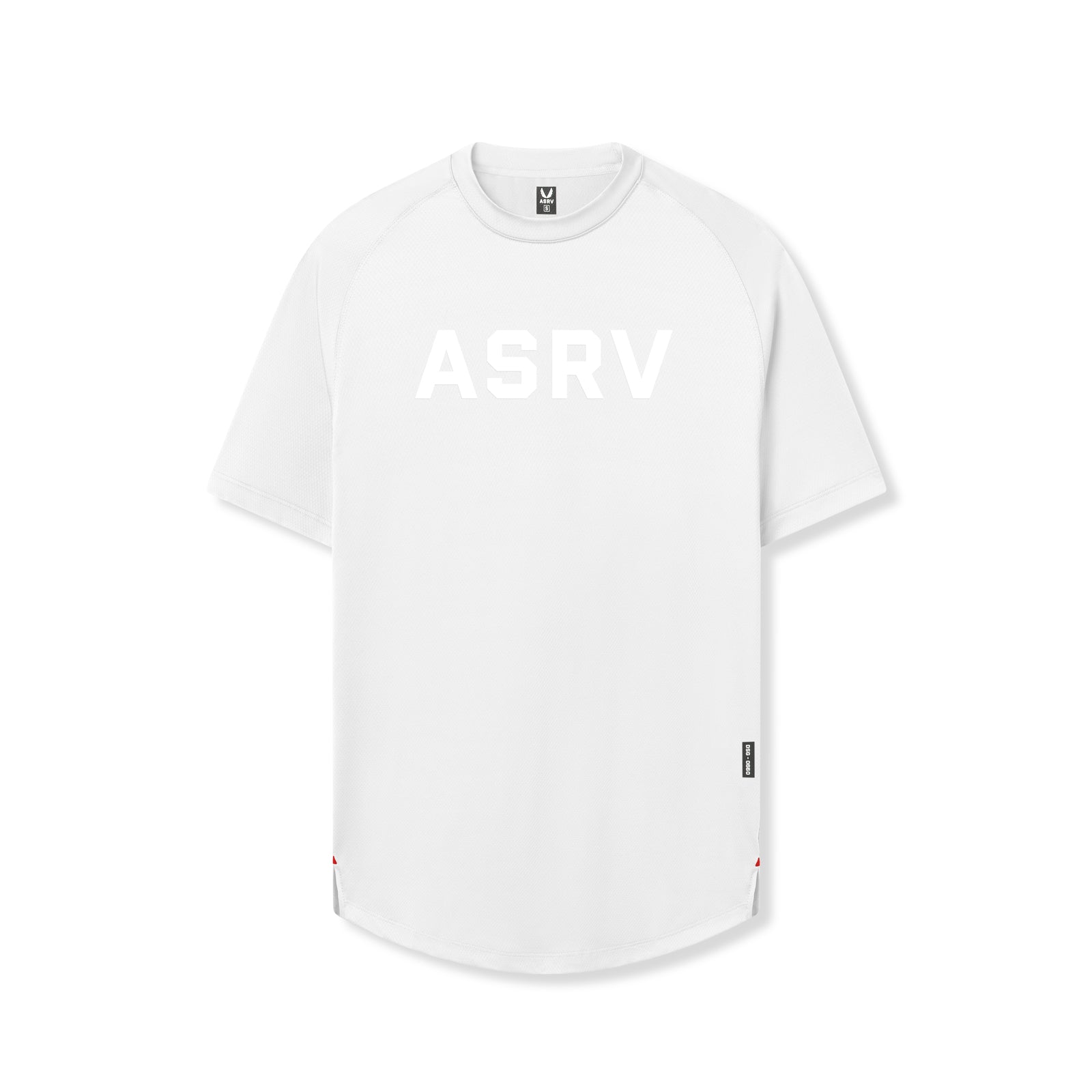 AeroSilver® Established Tee - Premium White T-Shirt for Men | ASRV Activewear | Gym, Running & Casual Wear