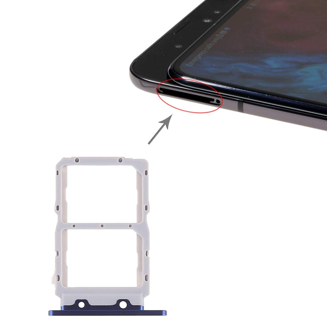Huawei Honor Magic 2 SIM Card Tray Replacement - Compatible with Honor Magic 2 Smartphone - Premium Mobile Phone Spare Parts for Easy SIM Card Installation & Replacement