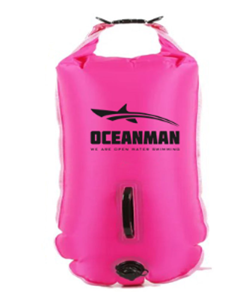 Waterproof Swimming Buoy Dry Bag - Pink Floatation Device for Open Water Swimming, Beach Trips & Pool Safety | Portable Gear for Swimmers, Snorkelers & Kayakers