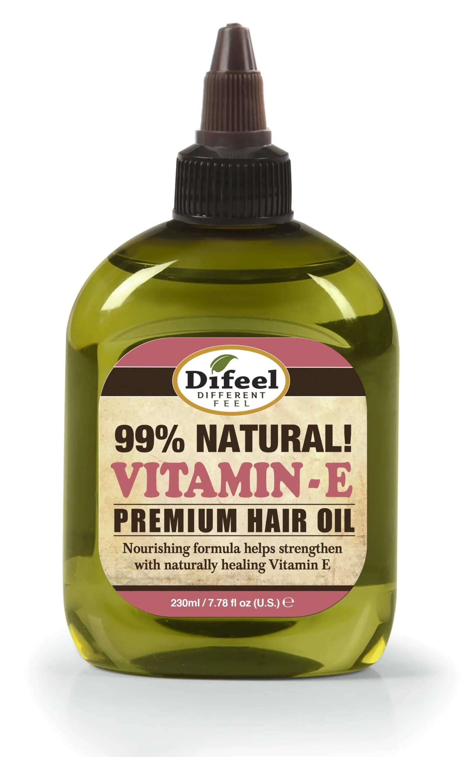 Difeel Premium Vitamin E Hair Oil for Growth & Repair - Nourishing Treatment for Dry, Damaged Hair - Perfect for Daily Use & Styling