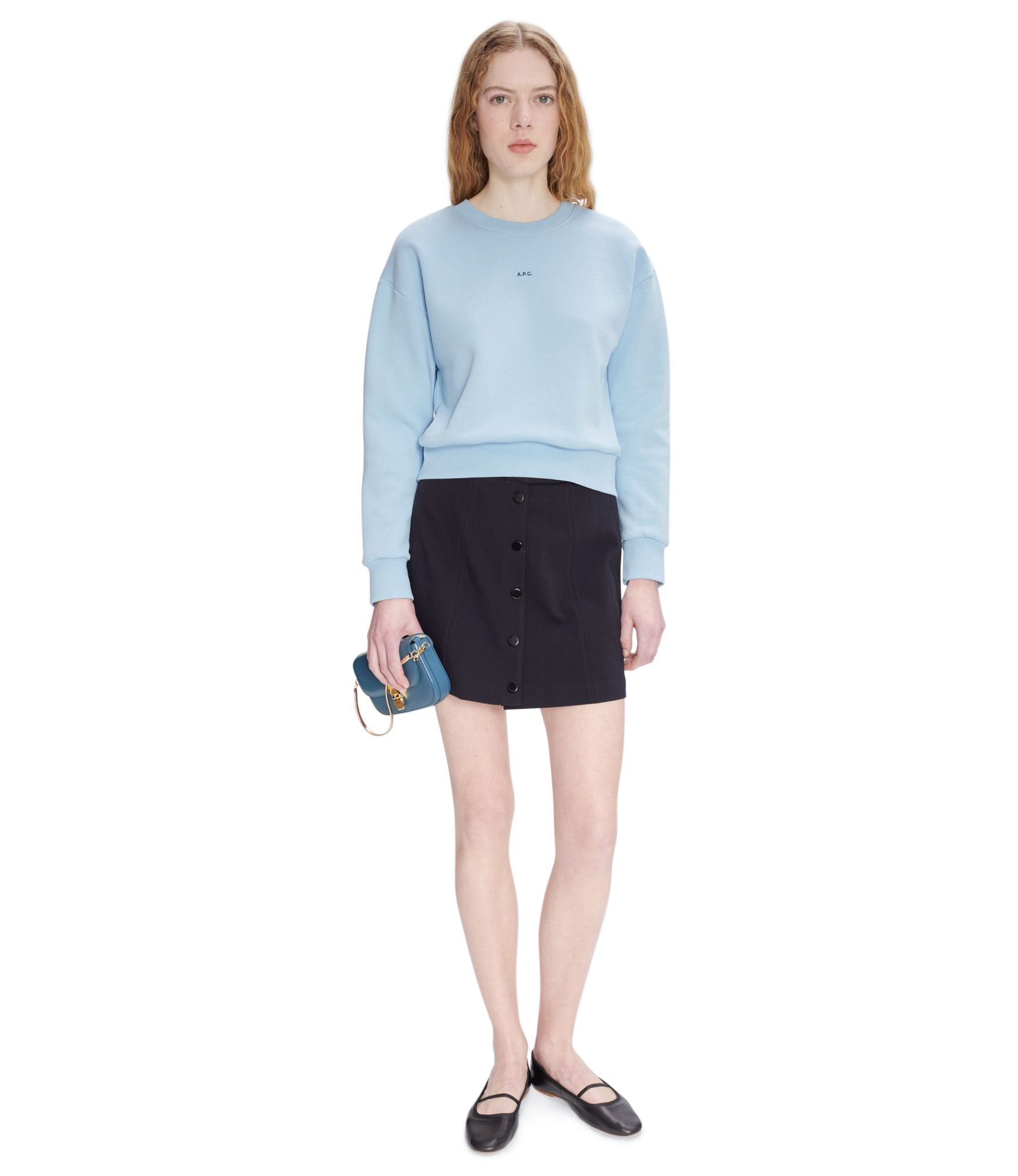 Anna Iab Light Blue Sweater - Women's Casual Knit Pullover for Fall & Winter | Perfect for Office, Dates & Cozy Evenings