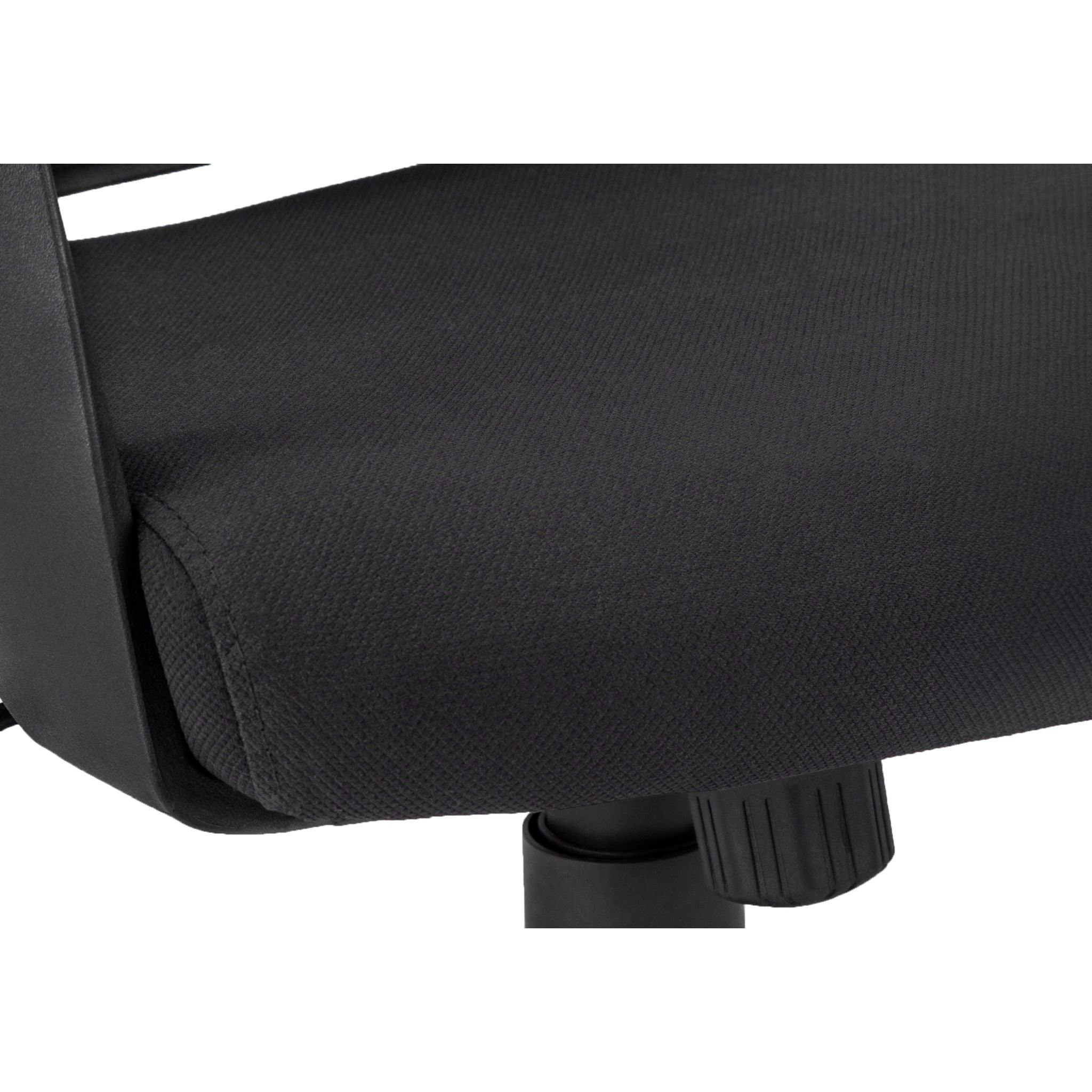 Ergonomic Adjustable Office Chair with Lumbar Support - Black - Perfect for Home Office, Gaming, and Workspace Comfort