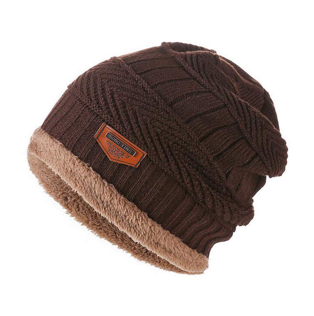 Winter Contrast Knitted Fleece Hats for Women & Men - Warm Fashion Baseball Caps with Snapback Closure | Perfect for Cold Weather, Outdoor Sports & Street Style