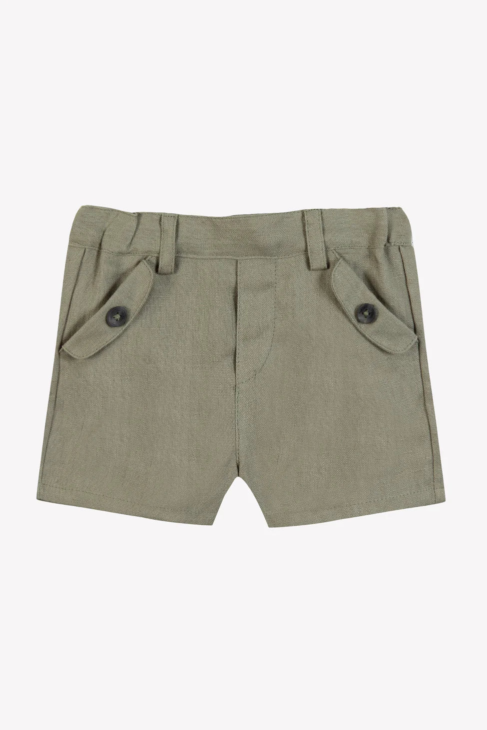 Tartine Et Chocolat Women's Green Casual Shorts - Comfortable Summer Shorts for Outdoor Activities, Beach, and Travel