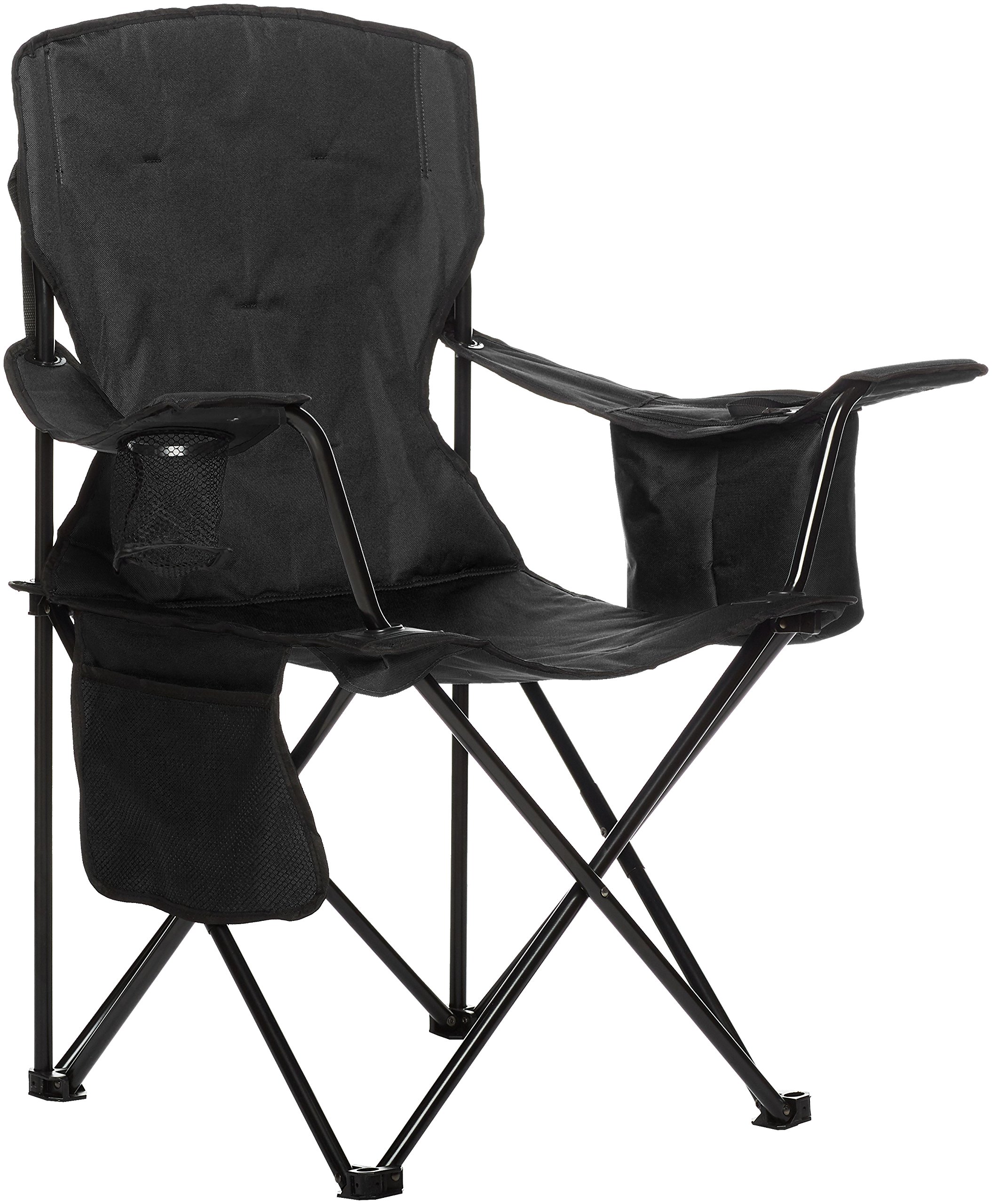 Amazon Basics Portable Folding Camping Chair with Carrying Bag - Lightweight Outdoor Chair for Camping, Beach, Picnics, Backyard & Sporting Events