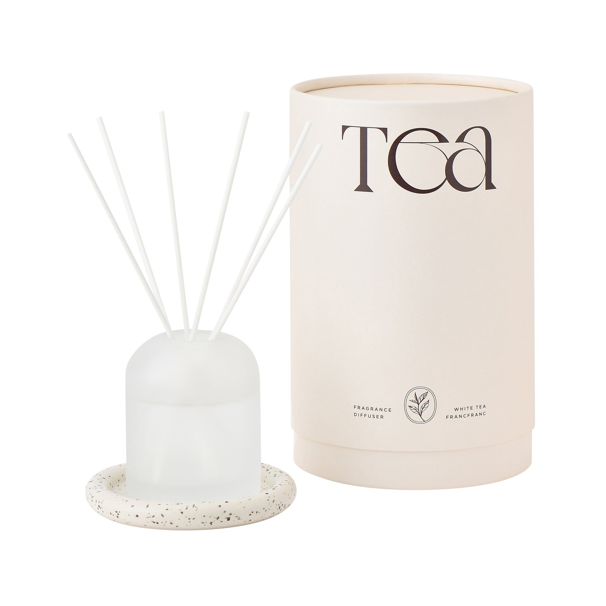 Premium White Tea Scented Aroma Diffuser - Long-Lasting Essential Oil Reed Diffuser for Home, Office & Spa Relaxation