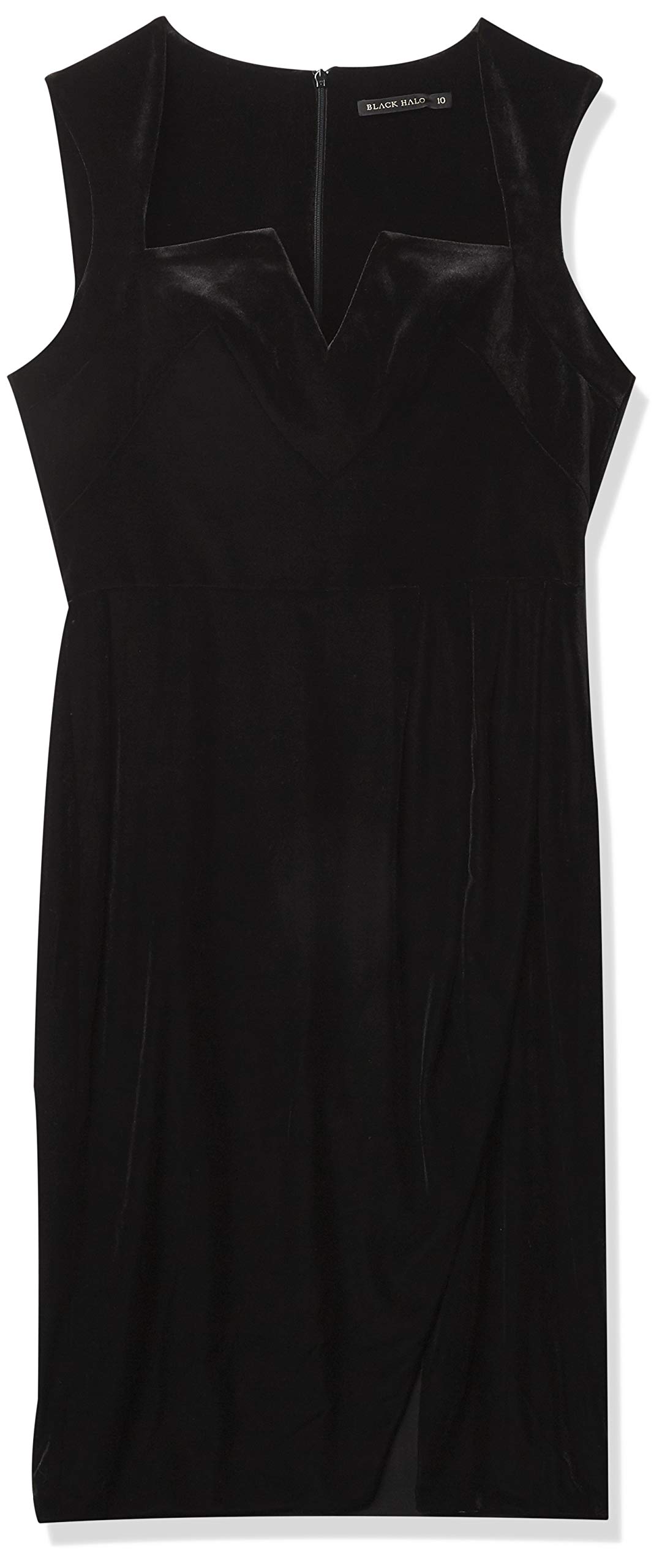 Black Halo Women's Haru Velvet Sheath Dress - Elegant Velvet Cocktail Dress for Evening Parties, Weddings & Special Occasions