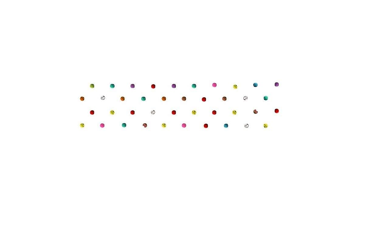 Indian Style 2mm Bindi - Pack of 3 for Festivals & Weddings