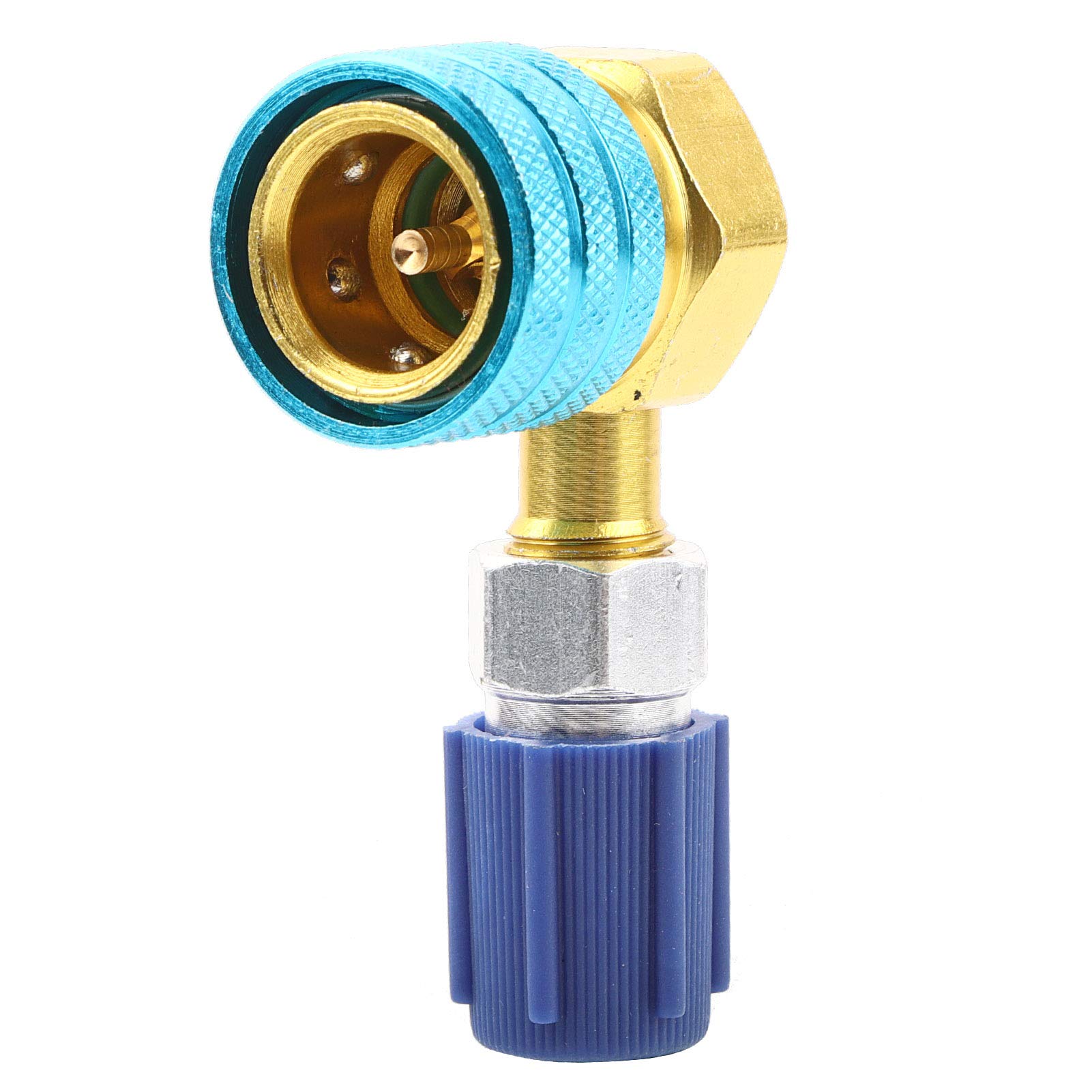 EBTOOLS AC Quick Coupler - Heavy Duty Air Conditioner Quick Connect Coupler for Car AC Repair & Recharge | Automotive HVAC System Maintenance Tool
