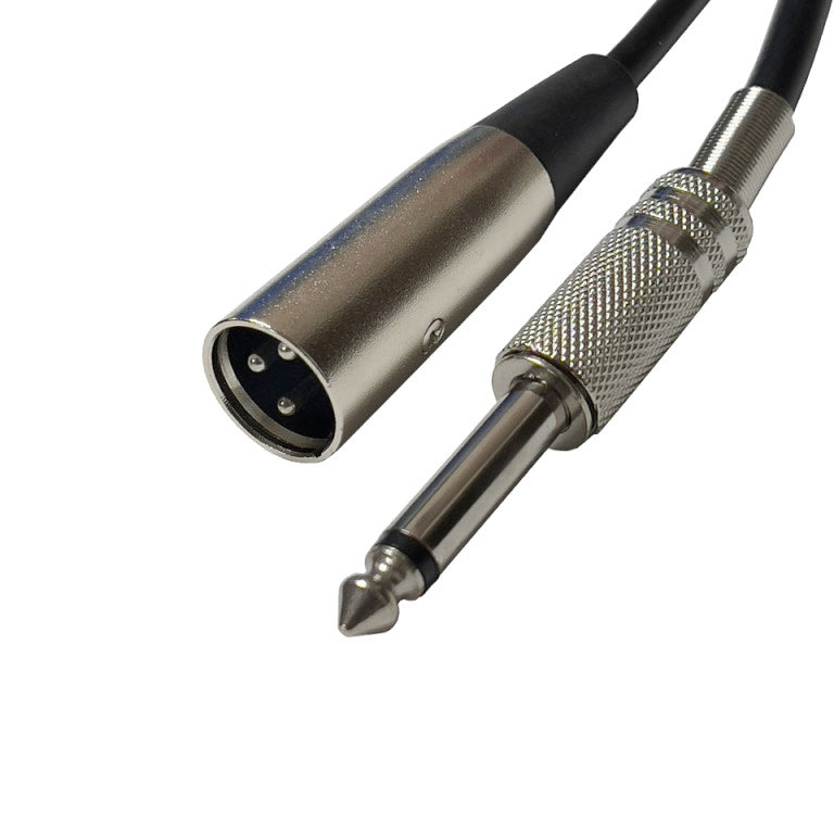 10-Pack 5ft XLR Male to 1/4