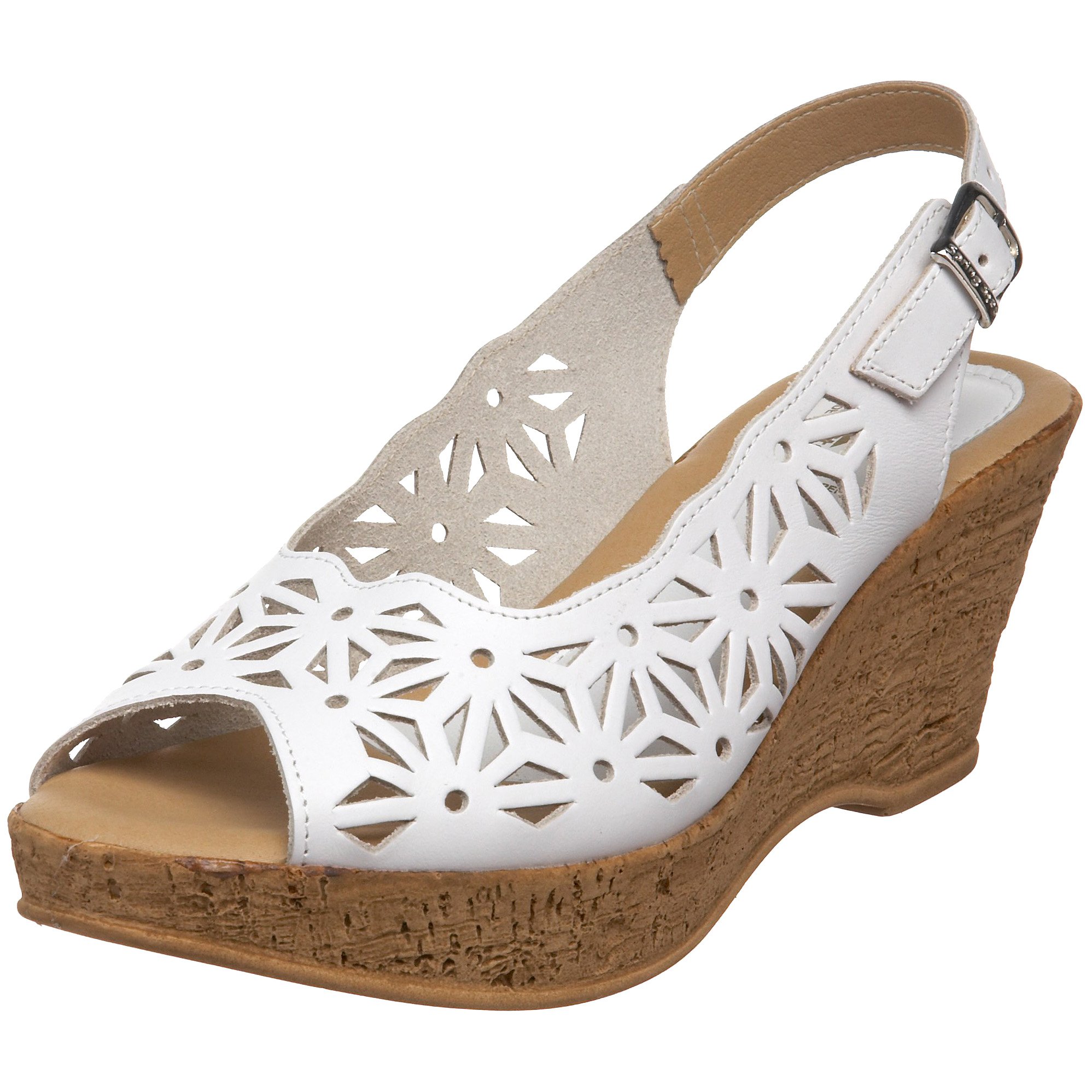 Spring Step Women's Abigail Comfortable Wedge Sandals - Stylish & Supportive for Summer, Beach, and Casual Outings