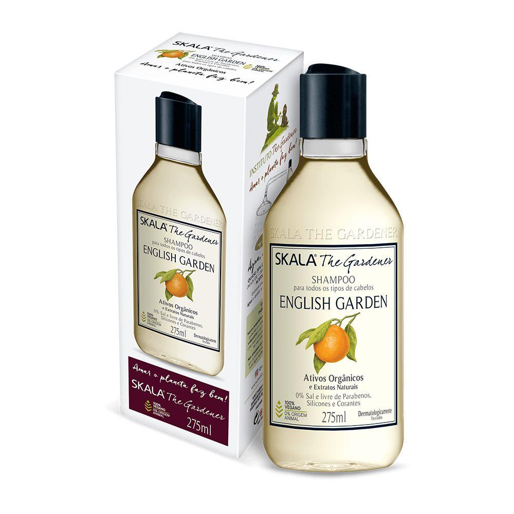 Skala English Garden Shampoo - Natural Hair Care for Dry & Damaged Hair | Perfect for Daily Use & Salon-Quality Results at Home