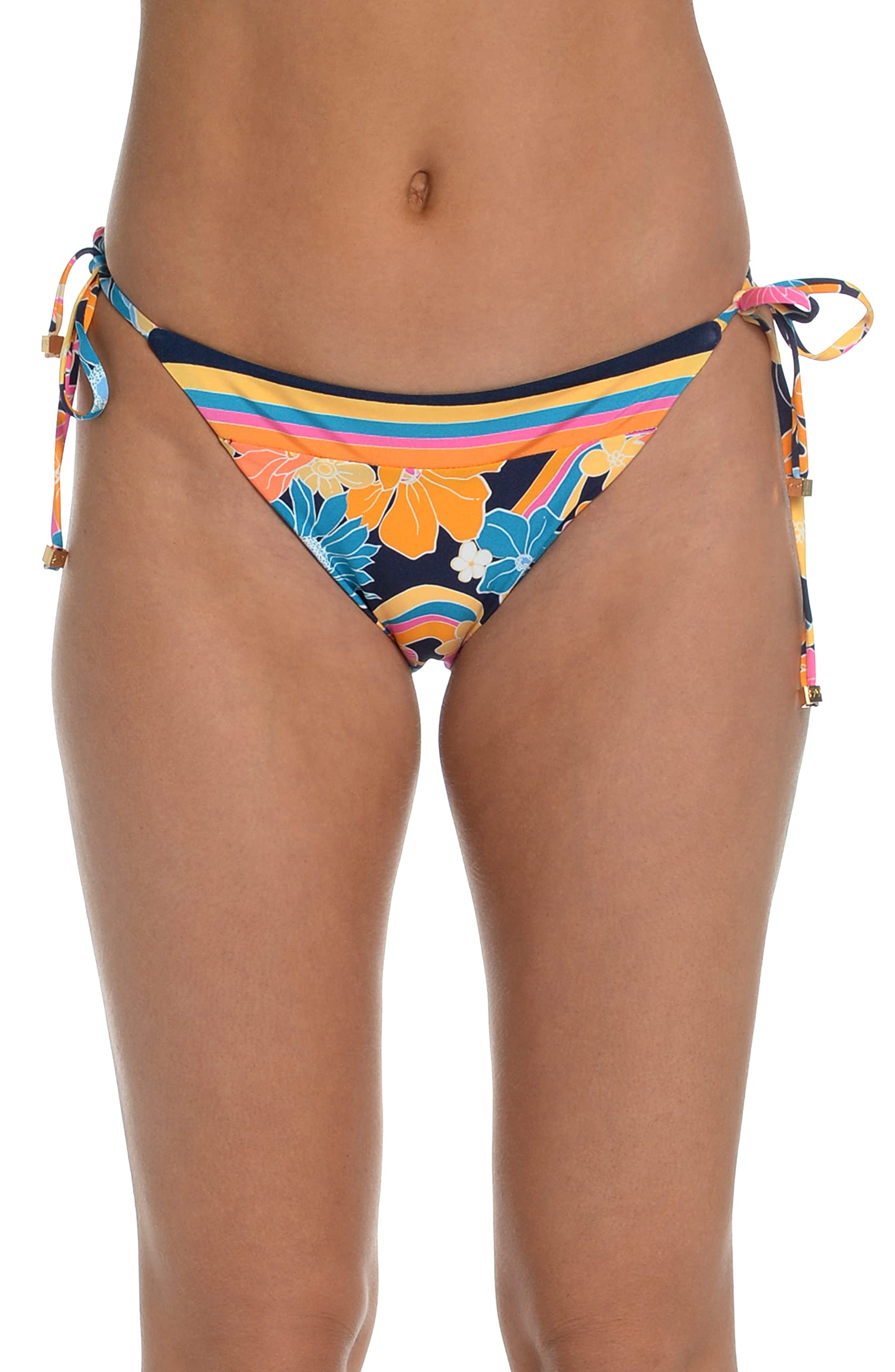 Sunshine 79 Women's High Waisted Bikini Bottoms with Side Ties - Comfortable Swimwear for Beach, Pool & Vacation | Plus Size Swim Shorts for Women