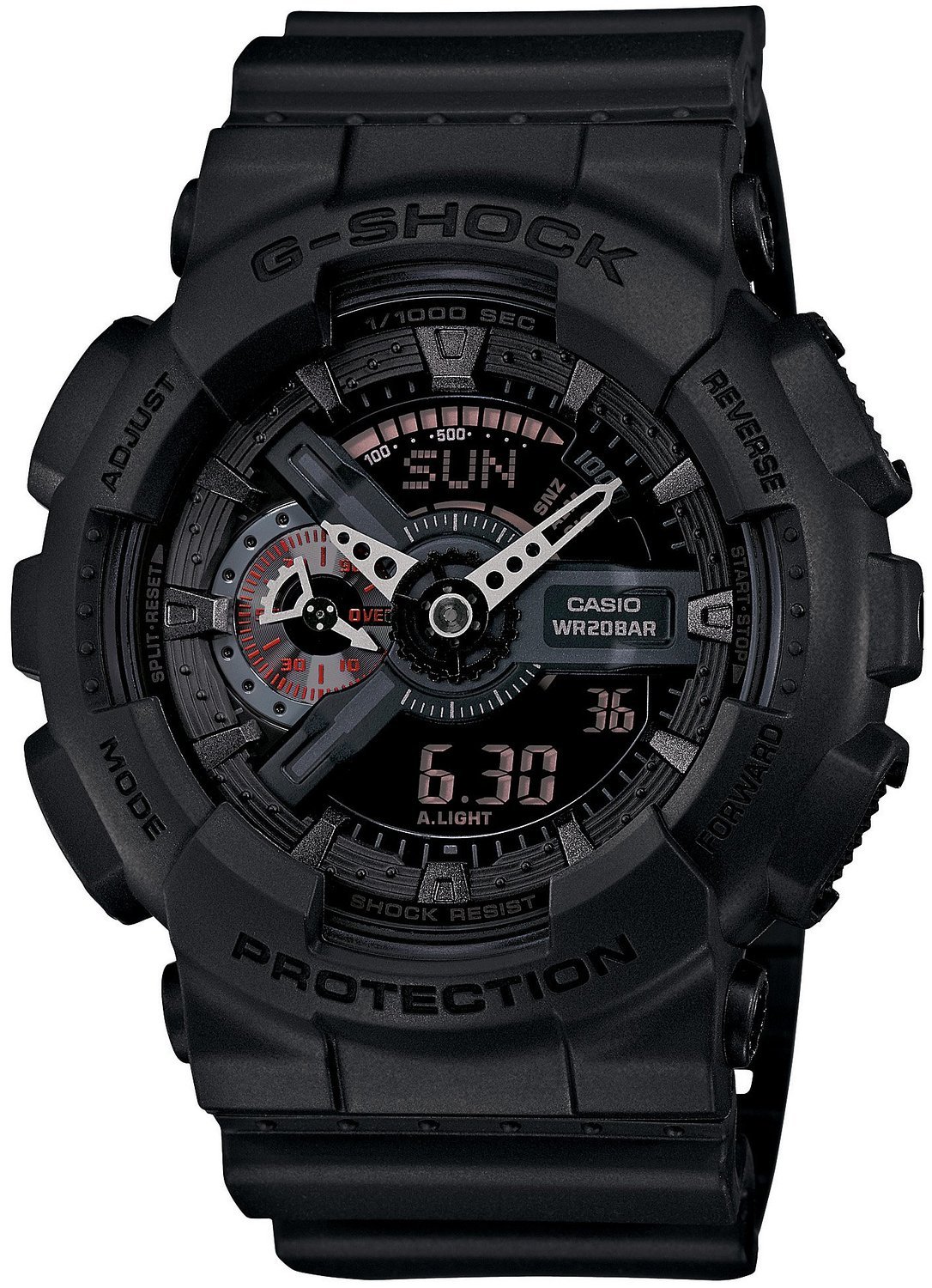 G-Shock GA110MB-1A Military Series Digital Watch for Men - Shock Resistant, Waterproof, Black (One Size) - Perfect for Outdoor, Tactical & Sports Activities