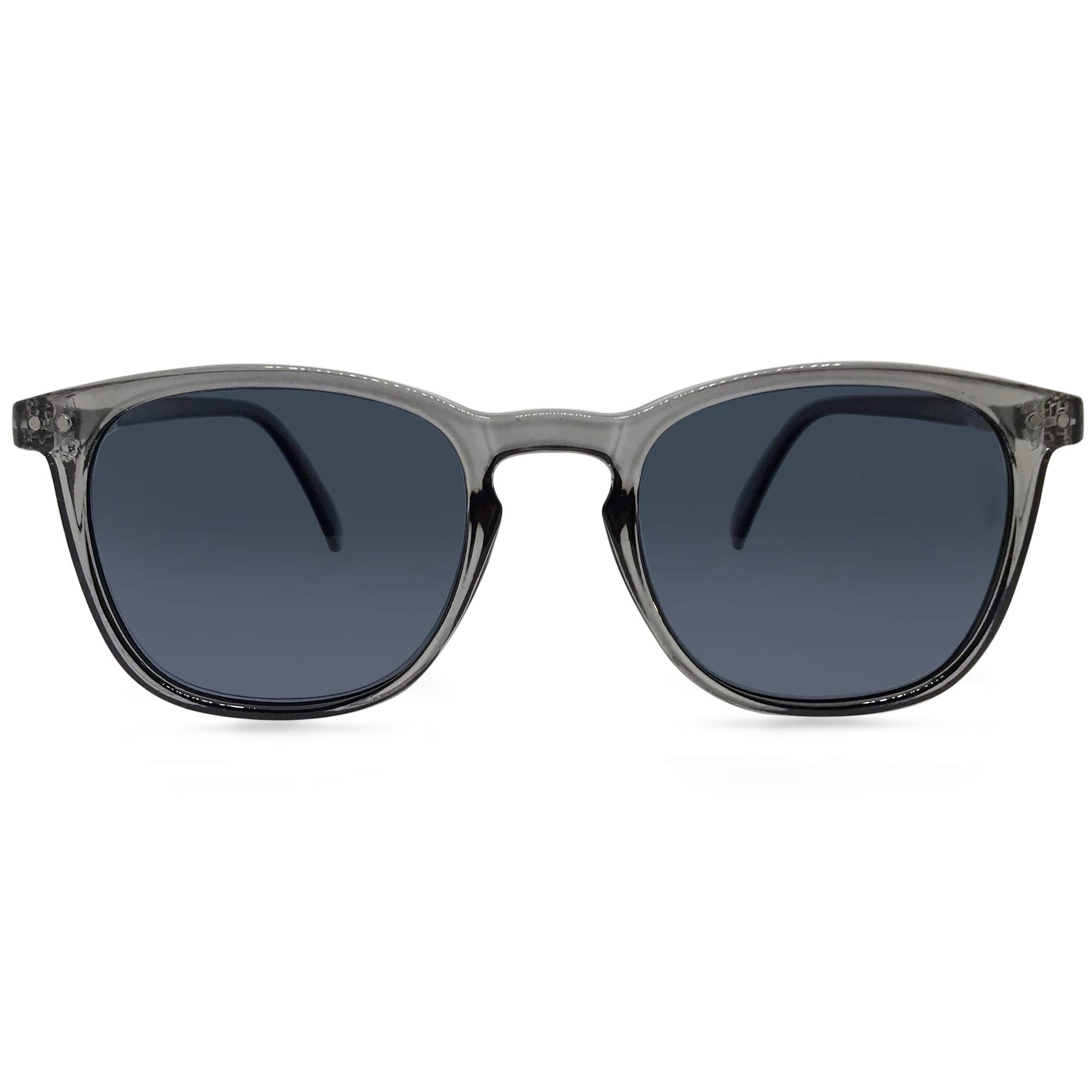 Phoenix Square Full Reader Sunglasses for Men & Women - UV Protection Reading Glasses - Stylish & Comfortable for Outdoor, Driving, and Reading