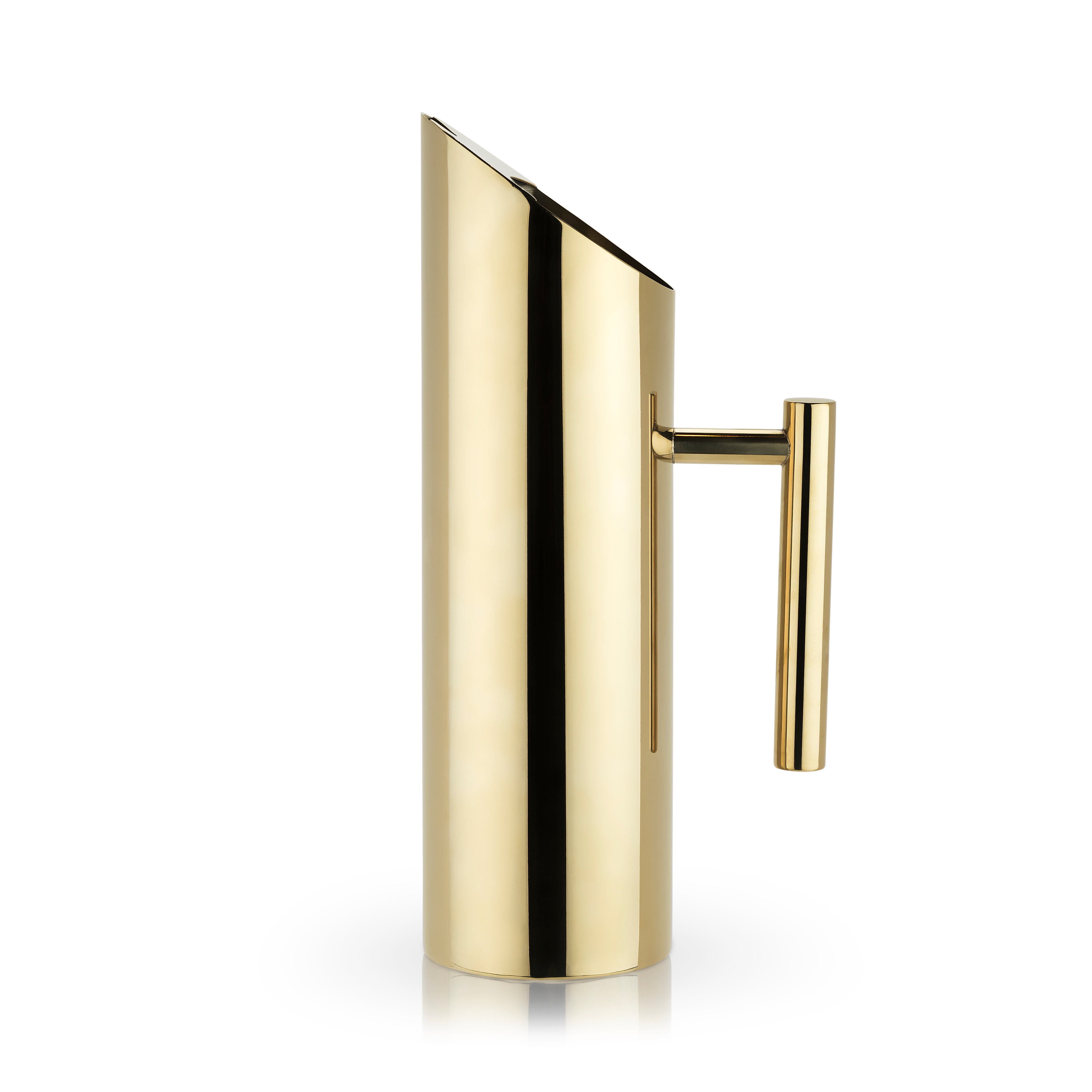 Premium Stainless Steel Pitcher with Gold Finish - Elegant & Durable Water Pitcher for Iced Tea, Lemonade & Cocktails - Perfect for Home, Kitchen & Outdoor Entertaining